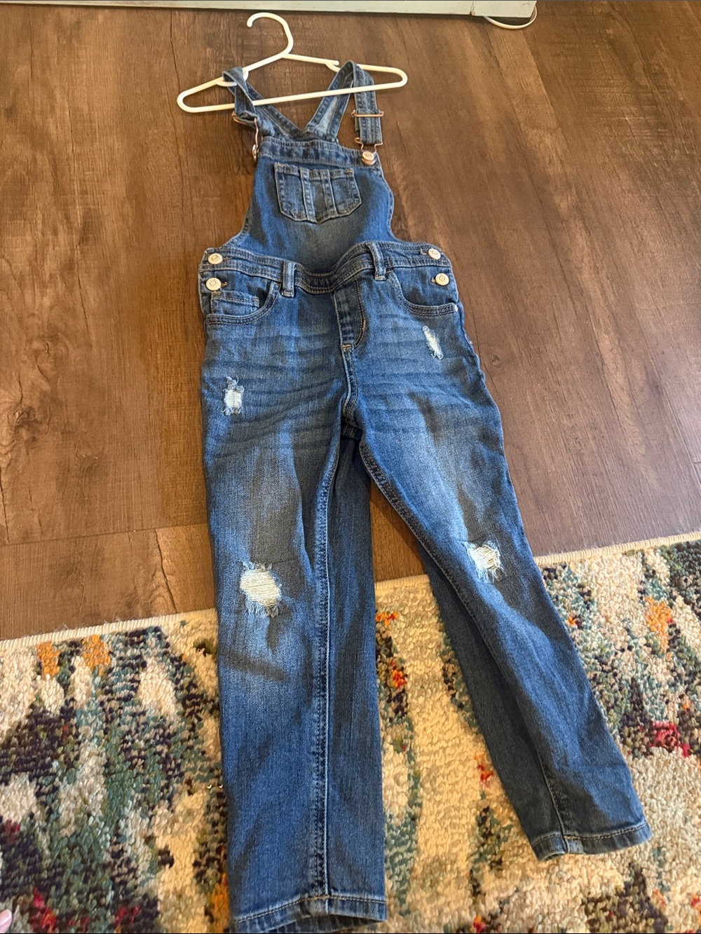 Classic Blue Denim Overalls for Girks